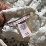 Victoria's Secret  Lace Lingerie Romper Size Small EUC Off White Cream EUC #1959 Photo 3