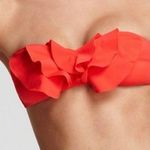 Zimmermann Frill Bandeau Halter Swim Bikini Top Detachable Strap Red Photo 0