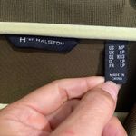 H by Halston Olive Green Oversized Tunic Sz MP Photo 4