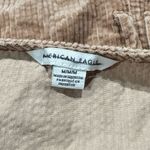 American Eagle  Tan Corduroy Belted Mini Dress Women’s Medium Photo 2