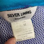 Vintage 90s Colorblock Funky Colorful Track Jacket Medium Windbreaker Blue Photo 8