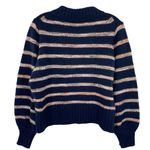 Madewell  Striped Metcalf Mockneck Wool Blend Knit Sweater Photo 3