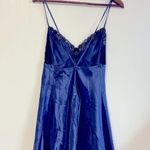 Frederick's of Hollywood Vintage Frederick’s of Hollywood Lace Trim Chemisier – Sapphire & Black, XL Photo 2