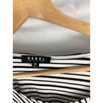 Rebel Wilson x Angels Twist Stripe Dress White Black Size 2X Photo 4