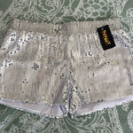 Spirit Halloween Silver Sequin Shorts  Photo 0