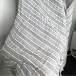 Swimsuit Cover Up Top Festival wear Grey stripe with tassels Size M Photo 7