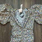 Festive Cotton Mini Dress – Flower Field Size XS Photo 2