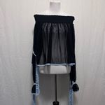 Ziztar Smocking Goth Mesh Long Sleeve Off Photo 1