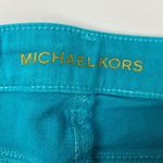 Michael Kors  Turquoise Blue Straight Leg Denim Jeans Size 0 Photo 4