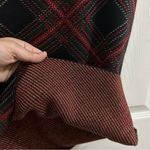 J. McLaughlin Plaid Pencil Mini Skirt Women’s size Medium Black Red Green Gold Photo 4