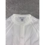 Athleta Performance Poplin Popover White Stretch Relax Travel Women's XXS Photo 3