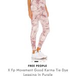 Free People Good Karma Tie Dye Leggings -Sugar Plum Photo 5