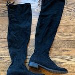 Unisa  Black Over-the-Knee suede pull on Boots, 6.5 Photo 0