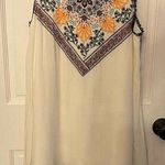 Skylar + Jade Boho Shift Dress Open Back Crochet Trim Colorful Sleeveless NEW Photo 0