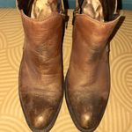 Liberty Black Copper/bronze Cracked Metallic Booties leather made in Mexico Brown Size 8 Photo 10