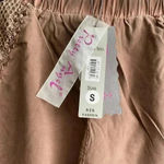 Pretty Angel 🆕 Coffee Lace-Accent Wide-Leg Linen Blend Pants S🆕 Photo 9