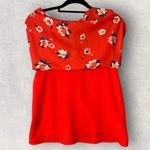 Socialite Floral Cami Top Sleeveless Casual Blouse Red Summer Size S Photo 3