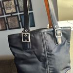 Coach Authentic 1941 (VINTAGE) leather/canvas zip top closure shoulder bag Photo 8