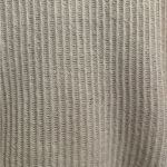 All Saints Size Large Cream Wool Alpaca Blend Riva V Neck Hi Low Jumper Sweater Photo 4