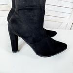 Shoe’n Tale Microfiber Over The Knee Thigh High Boots Black 7.5 Block Heel Photo 7