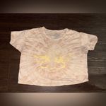 Boys Lie  / Light‎ Brown Lady Flower Fitted Tee size small Photo 2