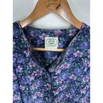 Laura Ashley Vintage Floral Corduroy Midi Dress Size 10 Fits Small Photo 4