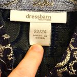Dress Barn  Woman Size 22/24 Multicolored Tapestry-Style Abstract Print Jacket GUC Photo 9
