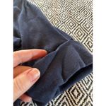 Ralph Lauren Lauren Shirt Womens Small Blue Elbow Sleeve Pullover V Neck Cotton Photo 2