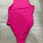 SheIn Bae Sleek Hot Pink Thong Bodysuit Photo 4