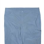 Eddie Bauer  Rainier Tech Capri Pants Sz 14 Blue Gray Hiking Outdoor UPF Stretch Photo 4