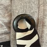 DKNY  Sport Cropped Cotton Fleece Logo Hoodie; Grey Sz Large Photo 7
