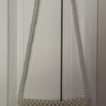 Cream Pearl Clutch Bag White Photo 0