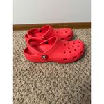 Crocs  Adult Unisex Classic Solid Red Size Men's 10 Women's 12 Photo 5
