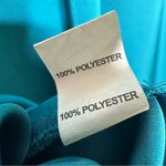 Ramy Brook Teal Kolby Oversized Button Down Blouse Size Medium Photo 8