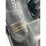 Abound  Sandals Womens Size 7 Qarly Heeled Black Square Toe Slip On Open Toe Heel Photo 7