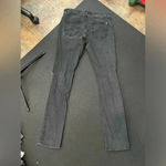 American Rag  black‎ distressed denim straight leg jeans size 34L Photo 1