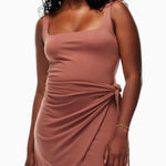 Wilfred Aritzia Brown Saturn Mini Dress Photo 0