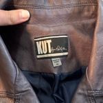 KUT from Kloth Motorcycle Jacket dark purple/gray Photo 1