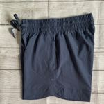 Women's Athletic Drawstring Elastic Waist Ice Blue Shorts Size M Photo 4