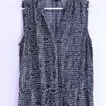 Hilary Radley Navy Blue & White Sleeveless Dress Photo 1