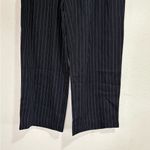 LNA  Black Pinstripe Wide Leg Pants Photo 3