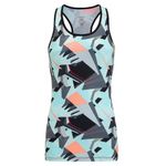 Sweaty Betty Tank Top Women Small Blue Black Ipanema Print Athletic Athleisure Photo 1