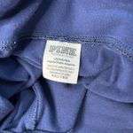 PINK - Victoria's Secret  Navy Blue Fold Over Waist Flare Yoga Pants Womens L Y2K Photo 4