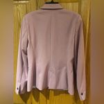 ZARA Classic One-Button Pink Suit Business Career Work Stretch Blazer Size 6 Photo 7