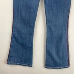Lee Vtg Y2K Button Fly Bootcut Jeans Rainbow Stitching Sz 2 Photo 8