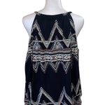 Jessica Simpson  Women's Cold Shoulder‎ Top Blouse Multicolor Aztec Print Large Photo 4