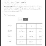 Petal and Pup  Pink Janelle Eyelet Top XS NEW Photo 5
