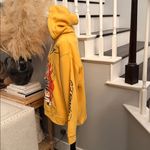 Ed Hardy  Fire Tiger Golden Yellow Hoodie Size Large Photo 4