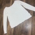 Velvet by Graham & Spencer Peta Cotton Crochet Sweater in White M 198$ revolve Size M Photo 0