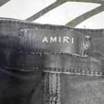 Women’s Amiri MX1 Bandana Patch Distressed Black Skinny Jeans in size 28 Photo 4